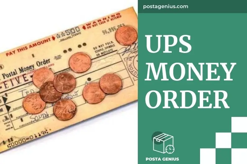 UPS MONEY ORDER