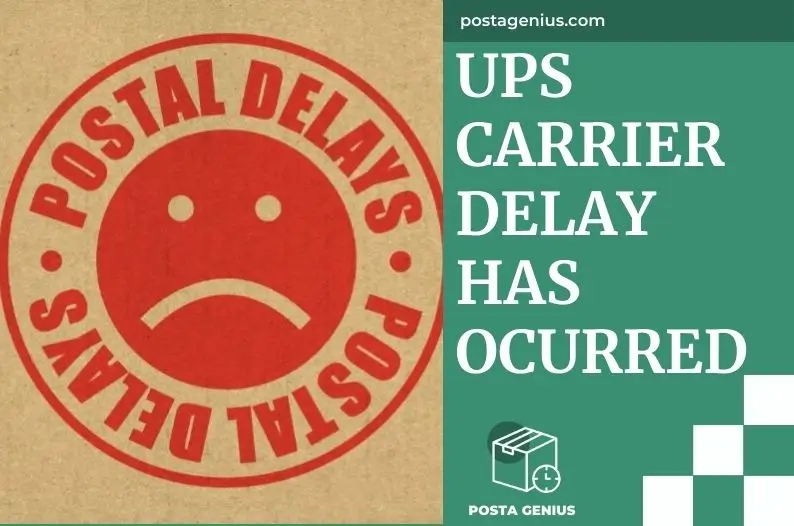 UPS Carrier Delay Has Occurred