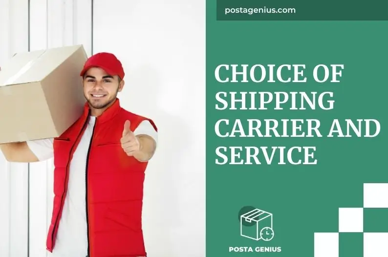 Choice of Shipping Carrier and Service