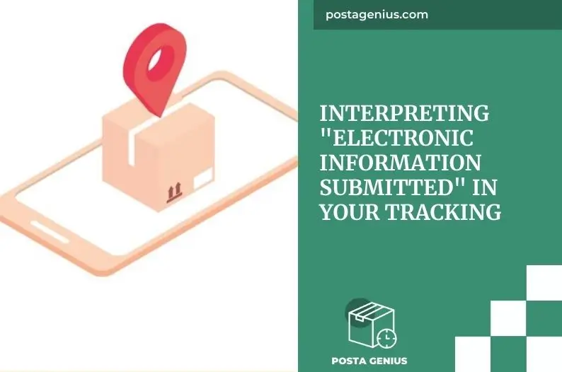 Interpreting Electronic Information Submitted in Your Tracking