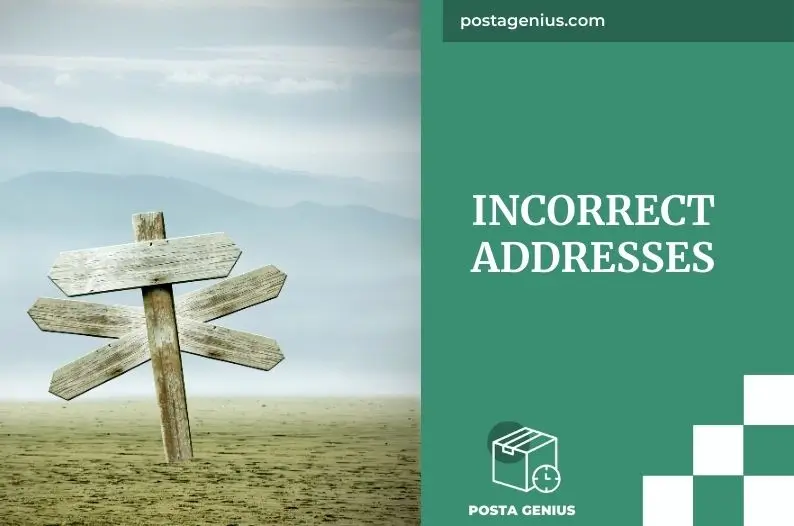 Incorrect Addresses