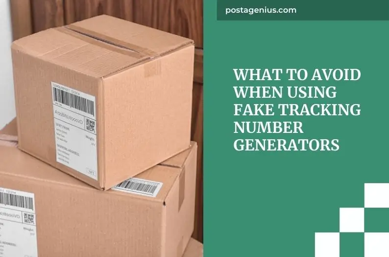 What to Avoid When Using Fake Tracking Number Generators