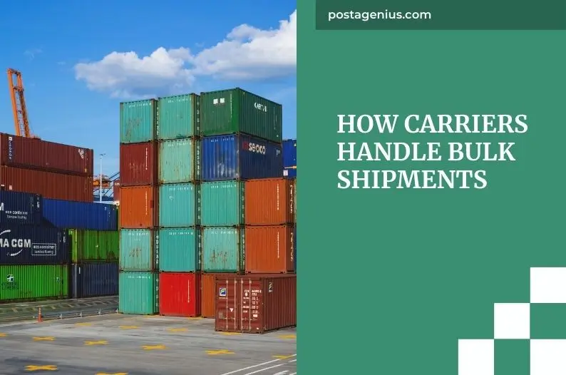 How Carriers Handle Bulk Shipments