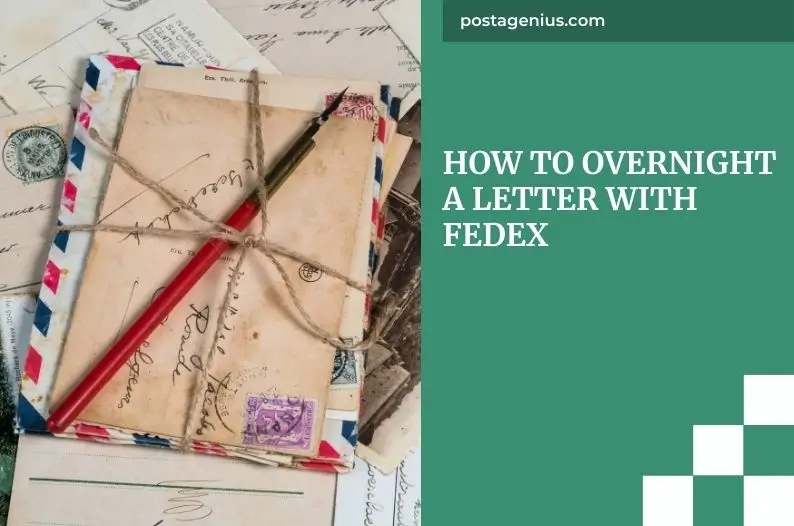 How to Overnight a Letter with FedEx